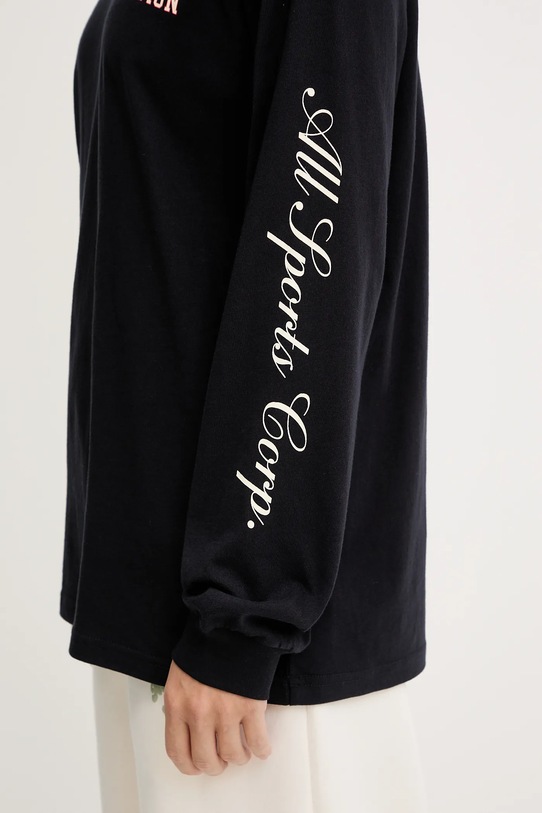 P.E Nation longsleeve bawełniany Surge 253L110 granatowy