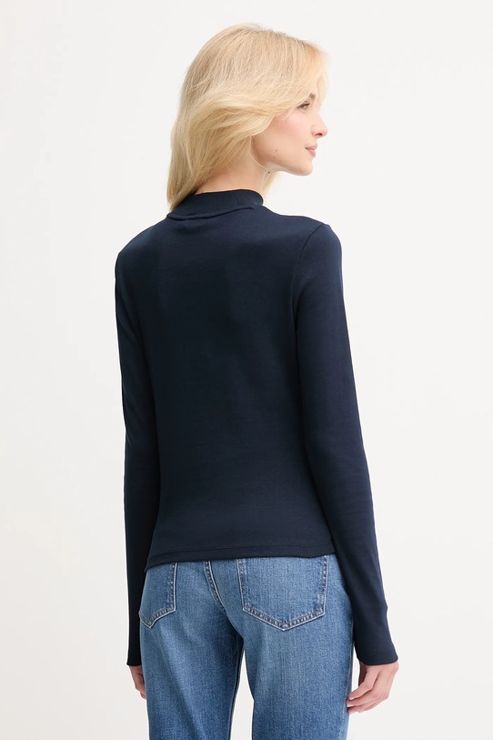 Одежда Хлопковый лонгслив Tommy Hilfiger WW0WW47307 тёмно-синий