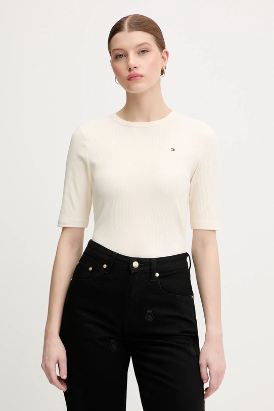 Футболка Tommy Hilfiger regular бежевий WW0WW47308