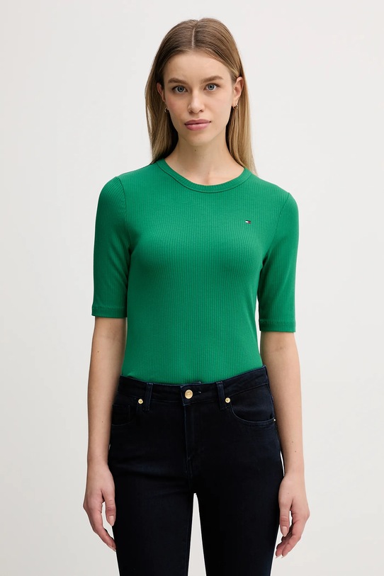 Tommy Hilfiger t-shirt zielony WW0WW47308