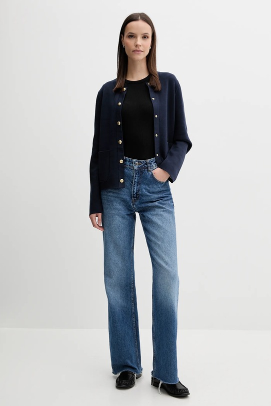 Tommy Hilfiger t-shirt WW0WW47308 czarny AW25