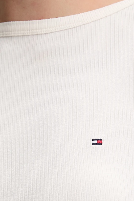 Majica dugih rukava Tommy Hilfiger WW0WW47309 bež