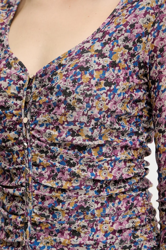 Μπλουζάκι Liu Jo MF5081.J3821 μωβ