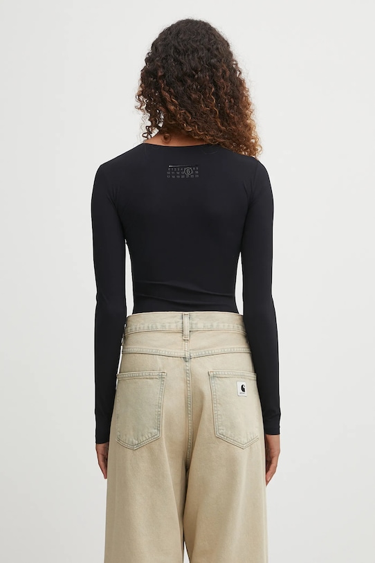 Odjeća Bodi MM6 Maison Margiela x MM6 Wardro S52NA0064.S20518.900 crna