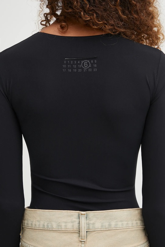 Боди MM6 Maison Margiela x MM6 Wardro чёрный S52NA0064.S20518.900