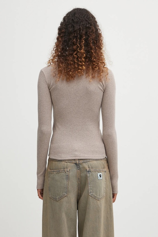 Oblečenie Tričko s dlhým rukávom s prímesou vlny MM6 Maison Margiela S52NH0029.M20122.809 béžová
