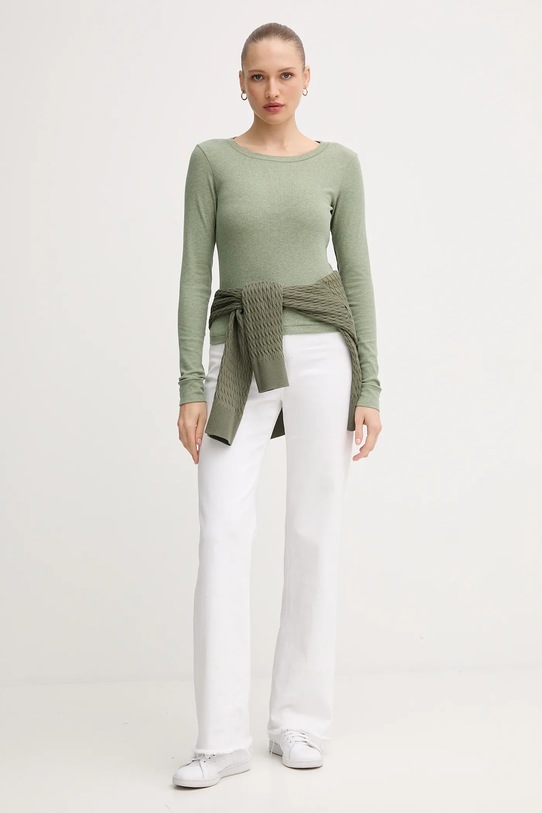 Tommy Hilfiger longsleeve UW0UW06066 zielony AW25