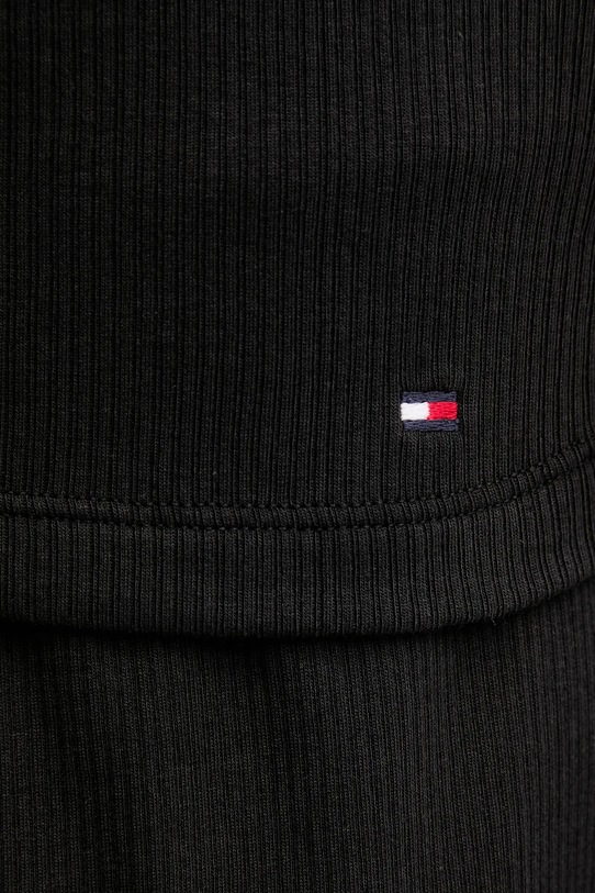 Лонгслів Tommy Hilfiger UW0UW06071 чорний