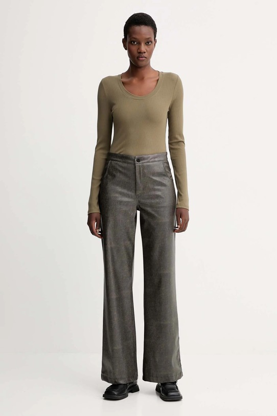 Calvin Klein longsleeve LV044D235G zielony AW25