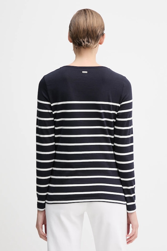 Odzież Barbour longsleeve bawełniany BRADLEY LML0892 granatowy