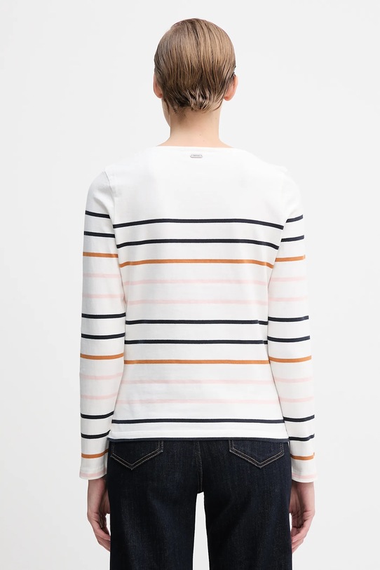 Odzież Barbour longsleeve bawełniany HAWKINS LML0894 beżowy