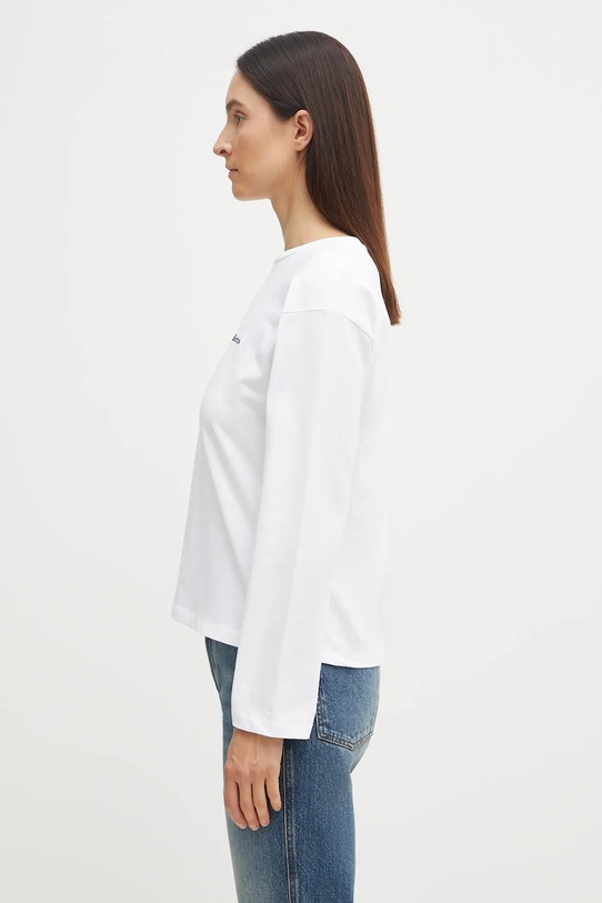 Хлопковый лонгслив Barbour LAVENSDALE LML0899 белый AW25