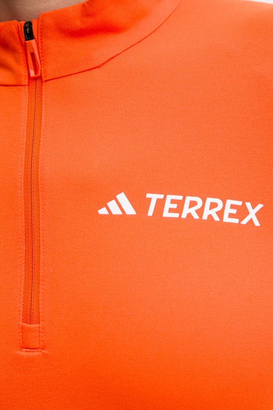 adidas TERREX longsleeve sportowy X-Country JD3943 pomarańczowy