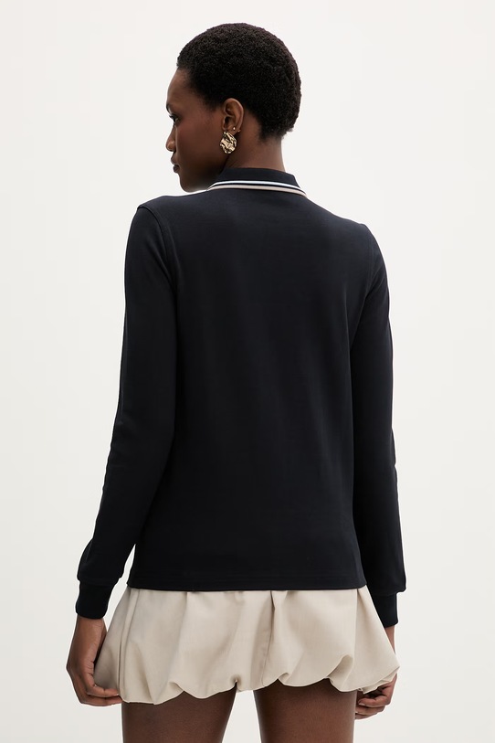 Odzież Fred Perry longsleeve bawełniany G3636 granatowy