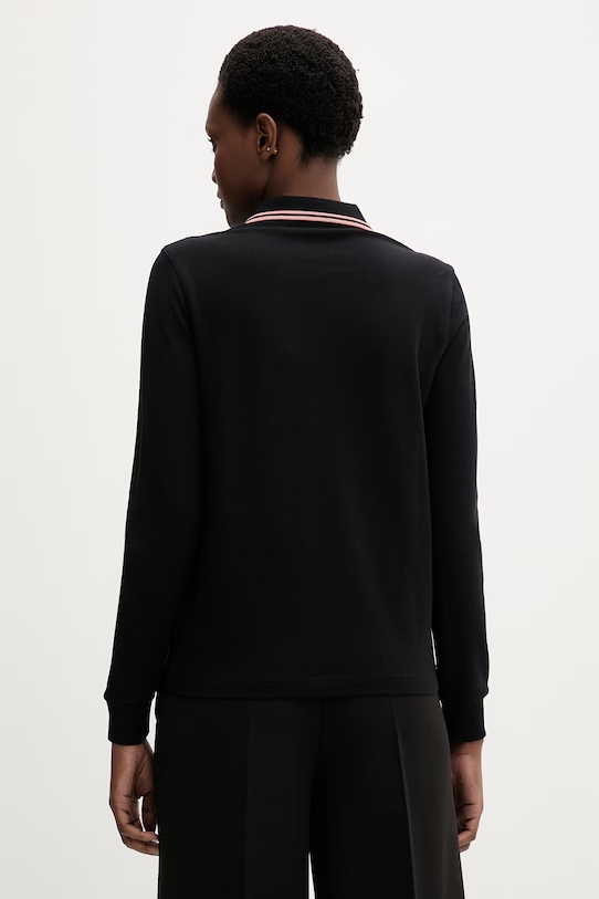 Odzież Fred Perry longsleeve bawełniany G3636 czarny