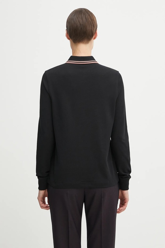 Odzież Fred Perry longsleeve bawełniany G3636 czarny