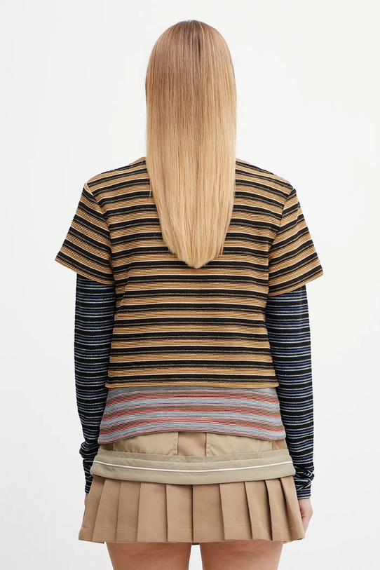 Одежда Лонгслив Andersson Bell Multi Stripe Ls atb1353w бежевый