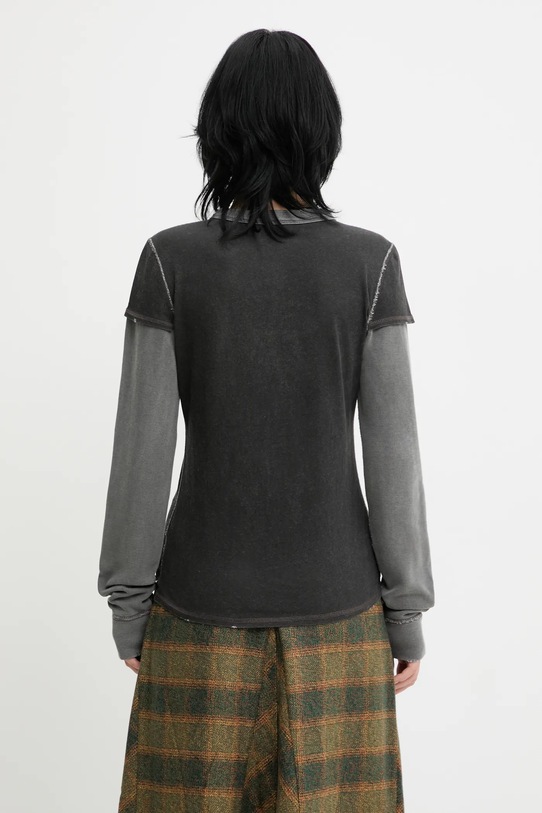 Odjeća Pamučna majica dugih rukava Our Legacy Heat W4256HF crna