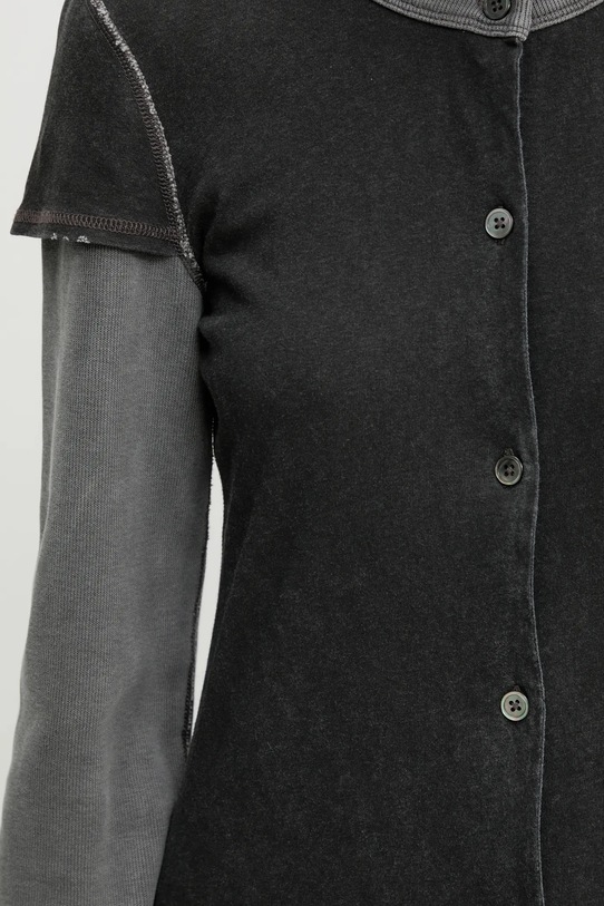 Pamučna majica dugih rukava Our Legacy Heat crna W4256HF