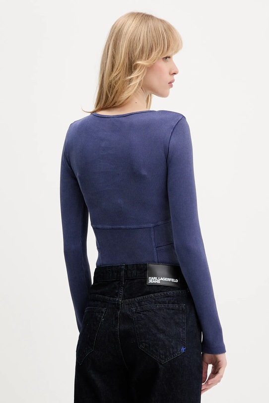 Odzież Karl Lagerfeld Jeans body A4W17013 fioletowy