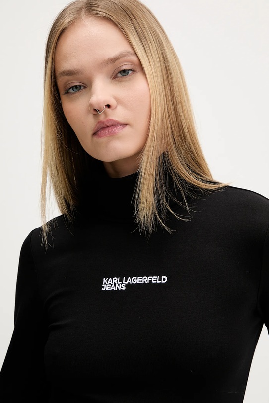 Karl Lagerfeld Jeans longsleeve czarny A4W17015