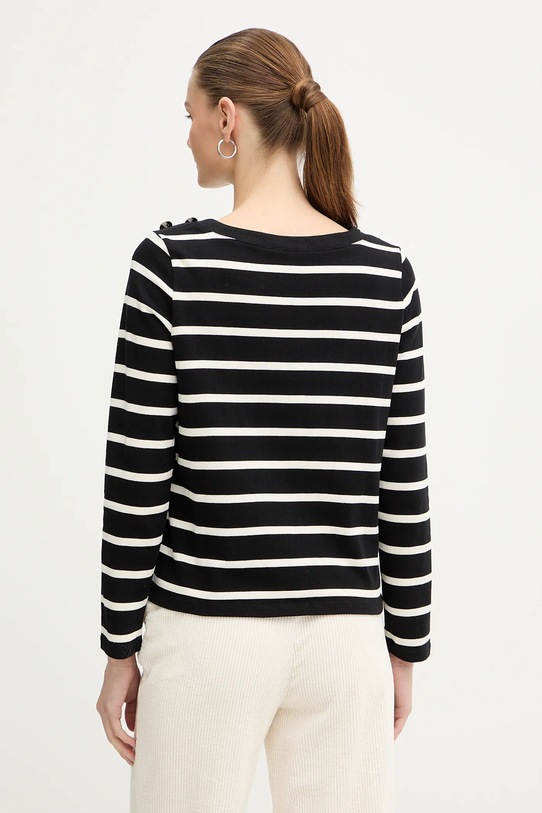 Odzież Morgan longsleeve bawełniany TBATO czarny