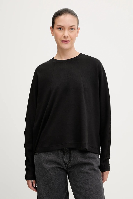 G-Star longsleeve bawełniany bawełna czarny D27742.D976