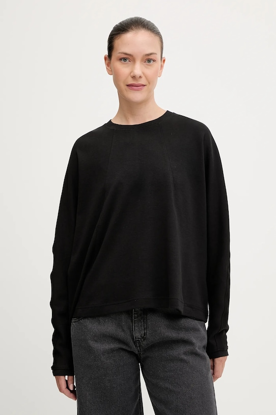 G-Star longsleeve bawełniany bawełna czarny D27742.D976