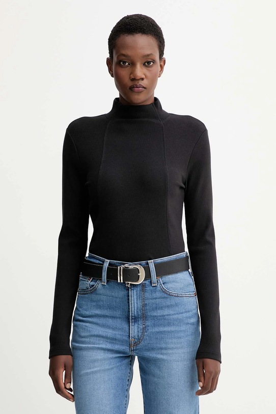 G-Star longsleeve 0 z elastanem czarny D26905.E136