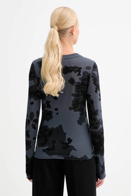 Odzież G-Star longsleeve bawełniany D27103.E151 granatowy