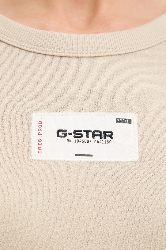 G-Star longsleeve bawełniany D27740.D961 beżowy