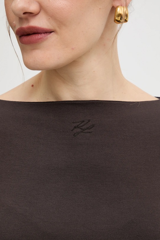 Karl Lagerfeld longsleeve A4W17045 maro
