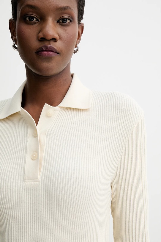 Marc O'Polo longsleeve bawełniany 509205655001 beżowy