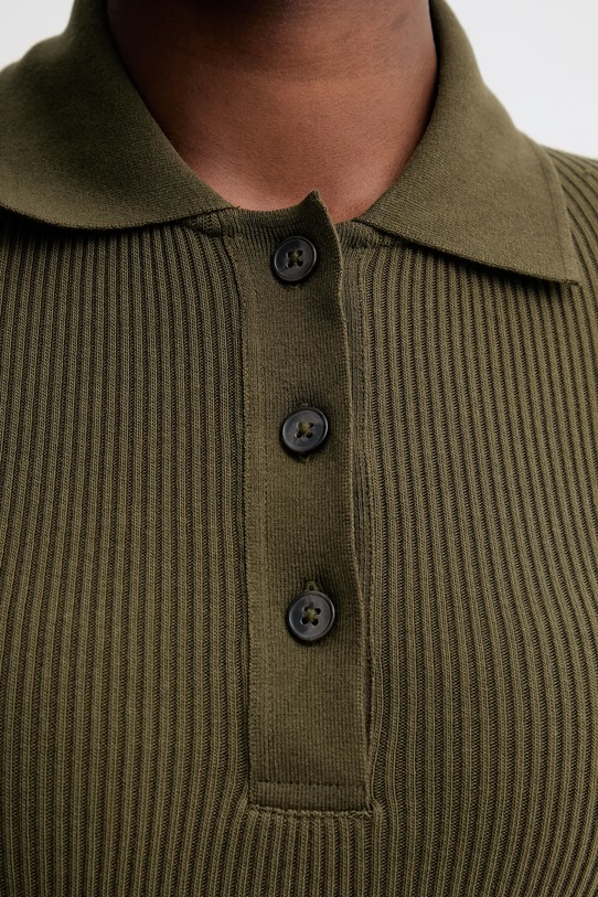 Marc O'Polo longsleeve bawełniany 509205655001 zielony