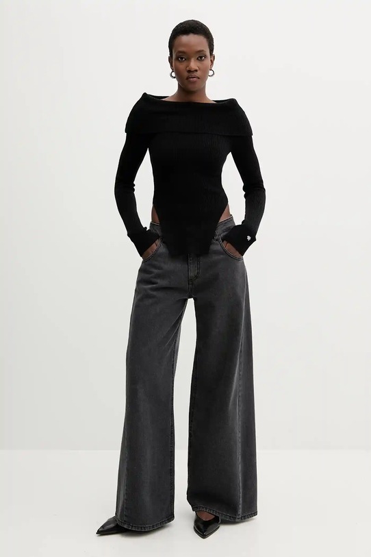 Aniye By sweter z wełną 181047 czarny AW25