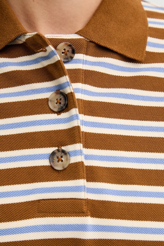 Marc O'Polo longsleeve bawełniany 5000007070 brązowy