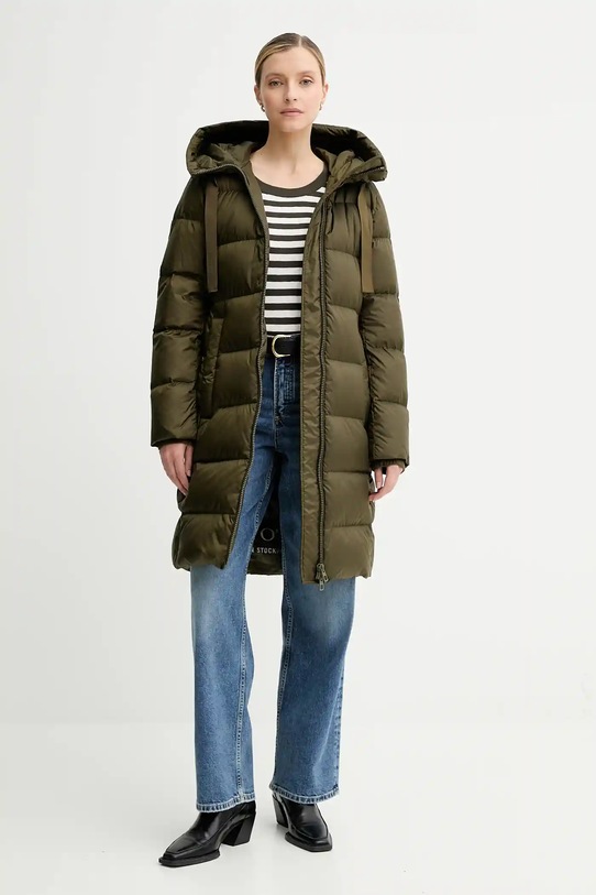 Marc O'Polo longsleeve bawełniany 5000007074 zielony AW25