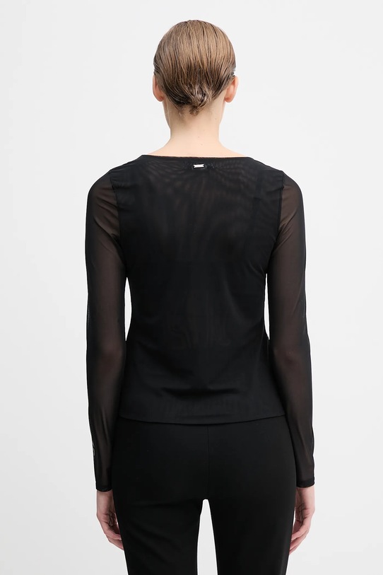 Oblečenie Tričko s dlhým rukávom Dkny DJ5T1581 čierna
