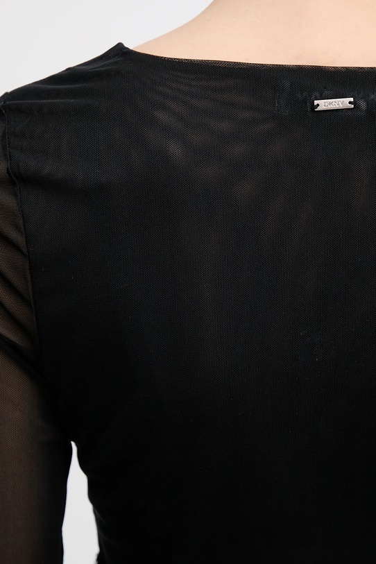 Tričko s dlhým rukávom Dkny DJ5T1581 čierna