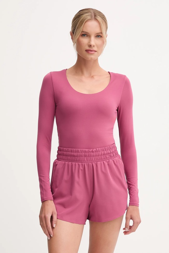 Under Armour body treningowe Motion z elastanem bordowy 6005918