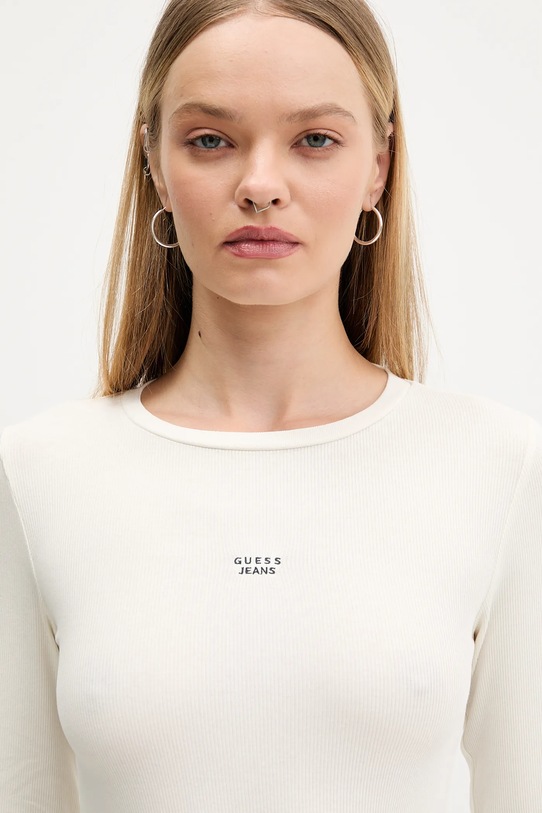 Guess Jeans longsleeve beżowy W5BP01.KA0H1