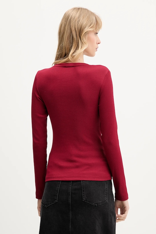 Одежда Лонгслив Guess Jeans W5BP01.KA0H1 бордо