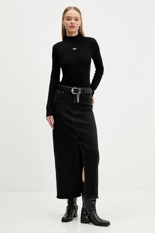 Guess Jeans longsleeve W5BP23.KA0H1 czarny AW25