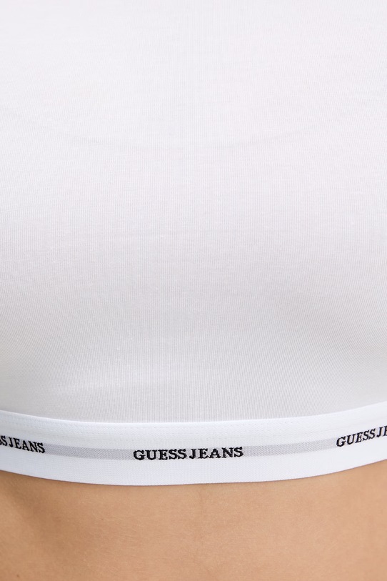 Guess Jeans longsleeve biały W5BZ09.KBBU1