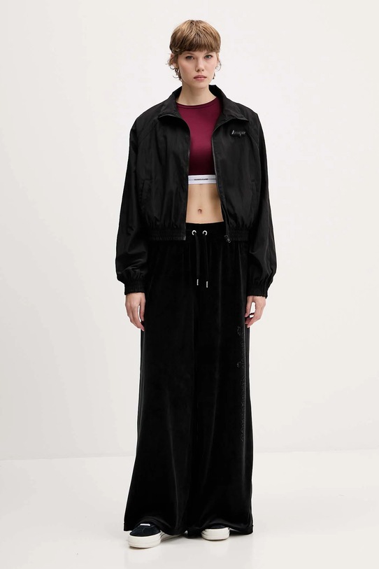 Tričko s dlhým rukávom Guess Jeans W5BZ09.KBBU1 burgundské AW25