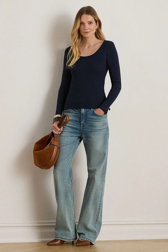 Ρούχα Μακρυμάνικο Lauren Ralph Lauren 200980145 σκούρο μπλε
