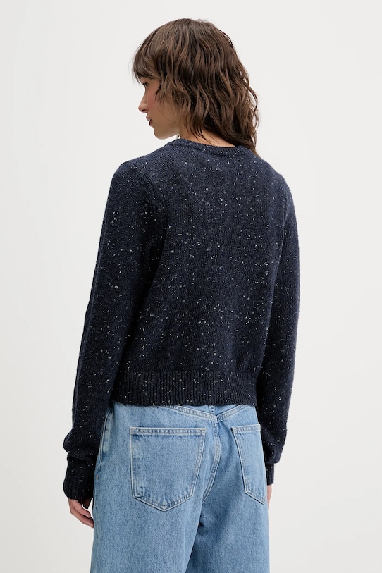 Odzież Abercrombie & Fitch kardigan z dodatkiem wełny KI150.5473.200 granatowy