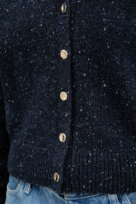 Abercrombie & Fitch kardigan z dodatkiem wełny KI150.5473.200 granatowy