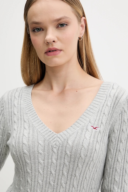 Sveter Hollister Co. sivá KI350.5132.112