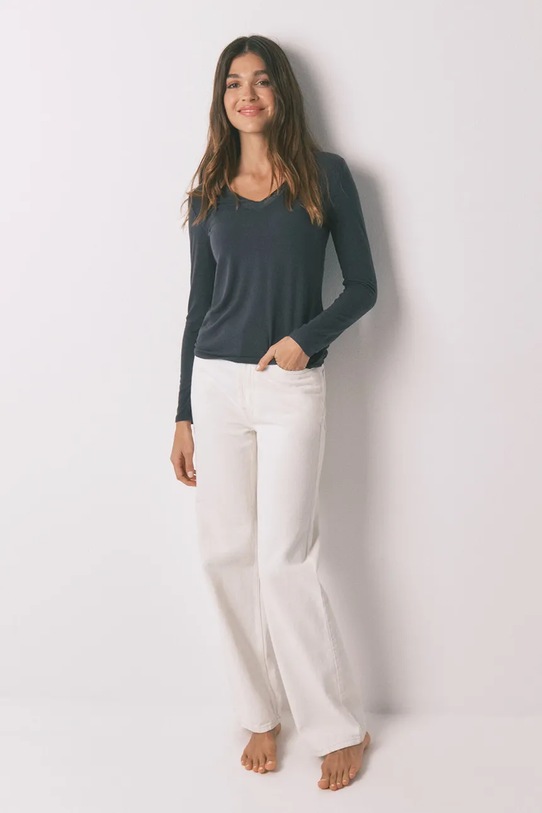 women'secret longsleeve szary 7662431